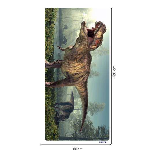 Self-Adhesive Textile Painting – T-Rex