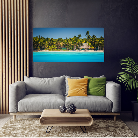 Self-Adhesive Textile Painting – Tropical Paradise