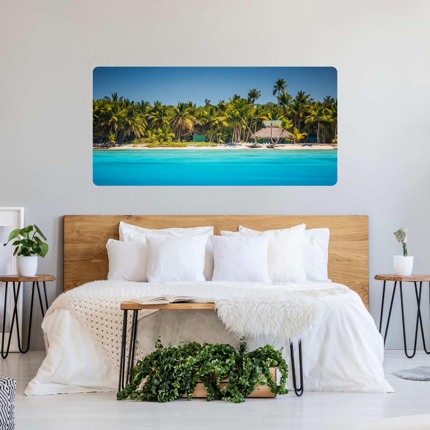 Self-Adhesive Textile Painting – Tropical Paradise