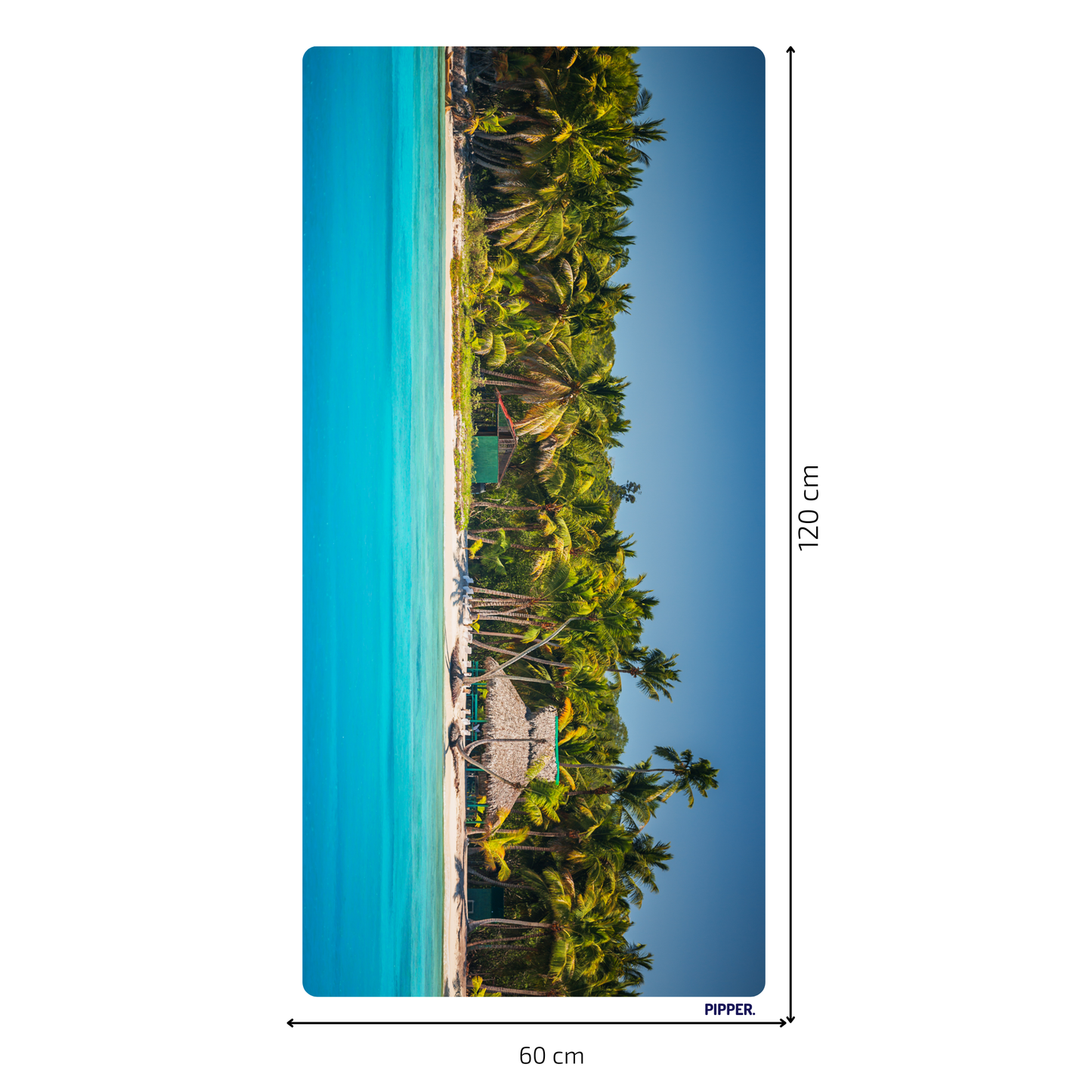 Self-Adhesive Textile Painting – Tropical Paradise