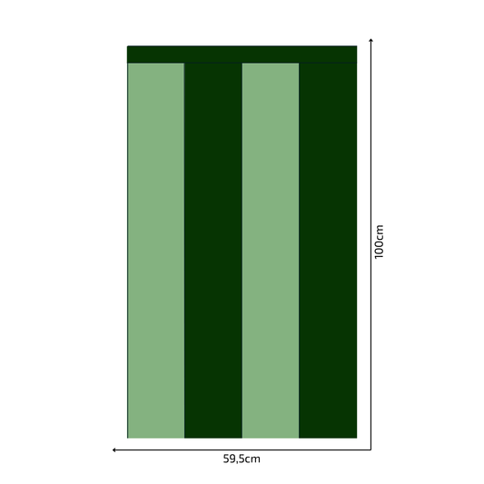 Self-Adhesive Textile Wallpaper – Rectangle – Bottle Green Shades