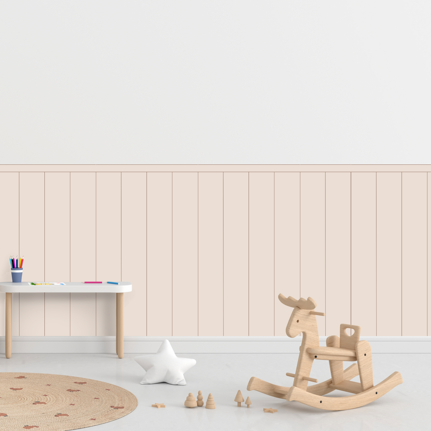 Self-Adhesive Textile Wallpaper – Rectangle – Brown Shades