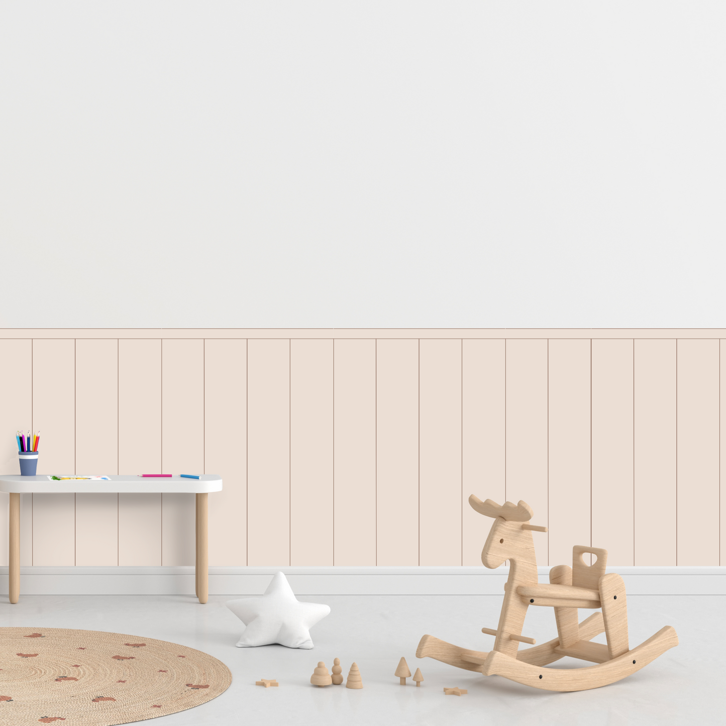 Self-Adhesive Textile Wallpaper – Rectangle – Brown Shades