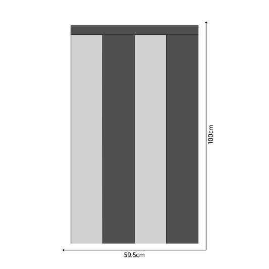 Self-Adhesive Textile Wallpaper – Rectangle – Gray Shades