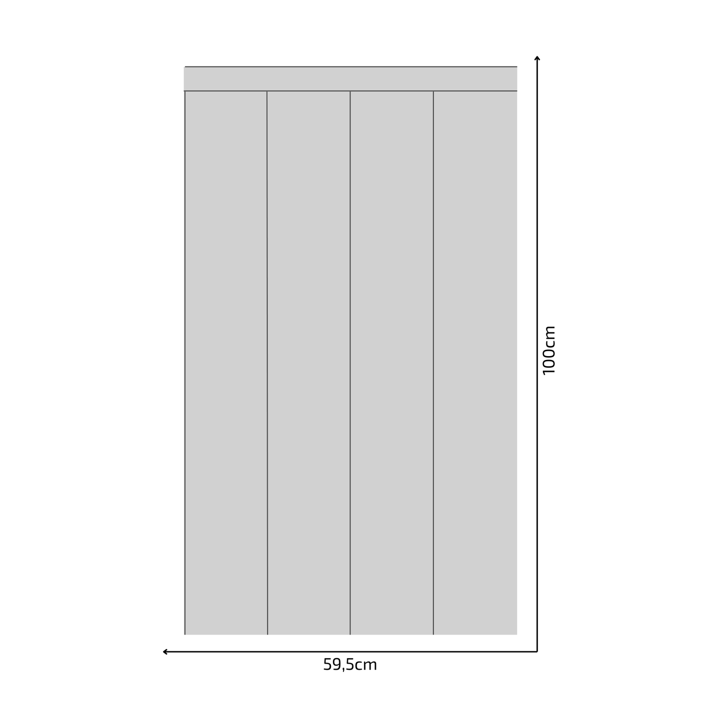 Self-Adhesive Textile Wallpaper – Rectangle – Gray Shades