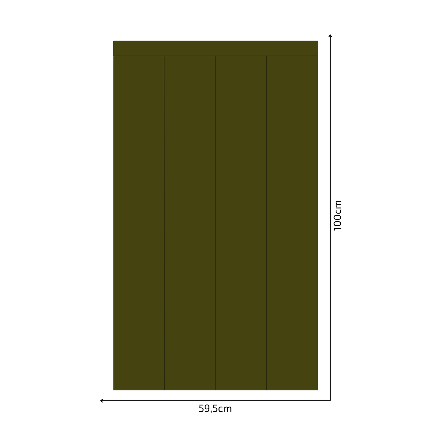 Self-Adhesive Textile Wallpaper – Rectangle – Khaki Shades