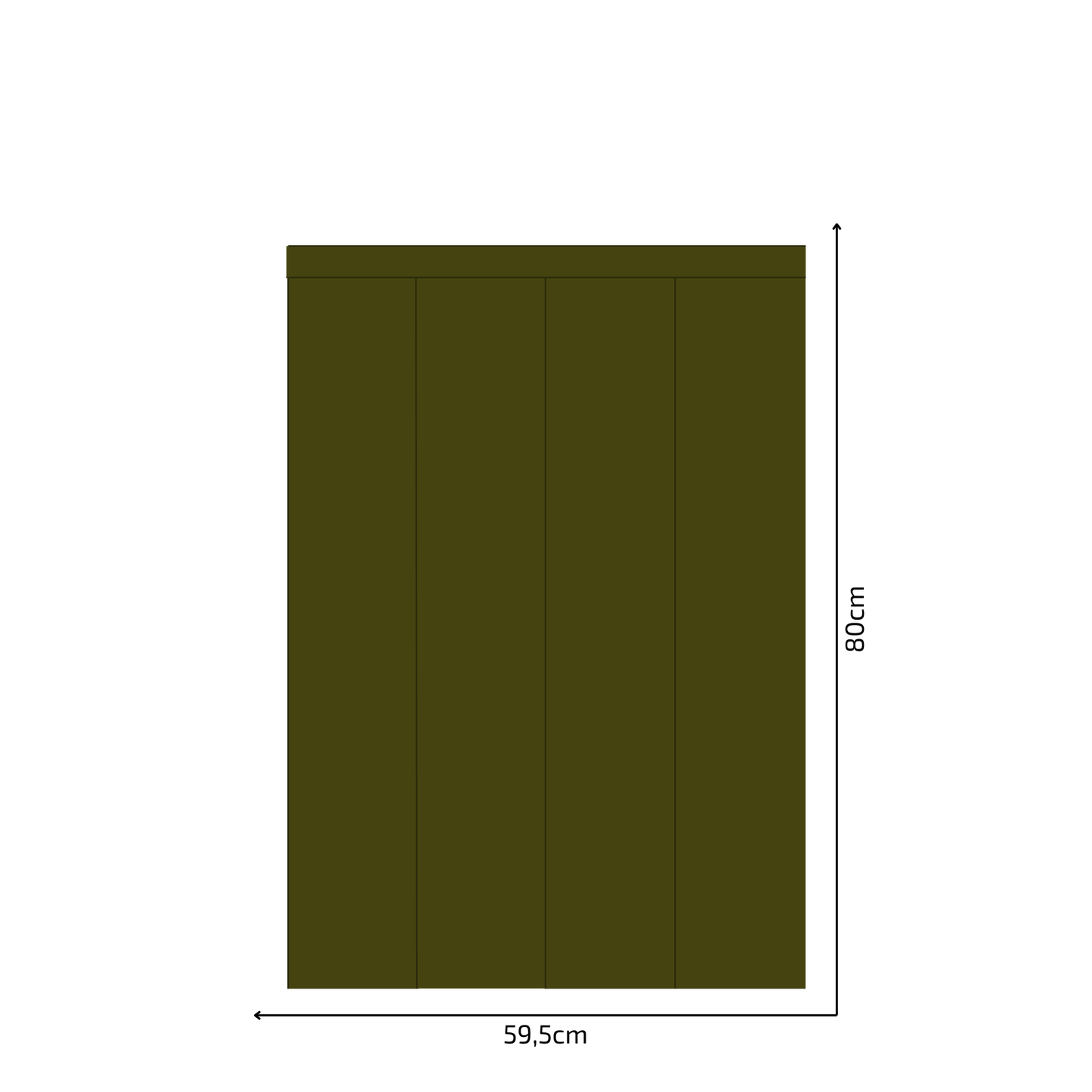 Self-Adhesive Textile Wallpaper – Rectangle – Khaki Shades