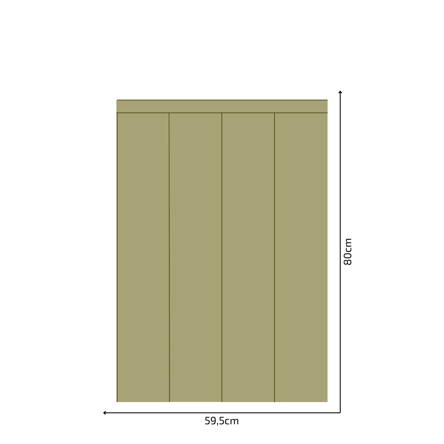 Self-Adhesive Textile Wallpaper – Rectangle – Khaki Shades