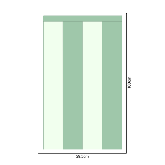 Self-Adhesive Textile Wallpaper – Rectangle – Mint Shades