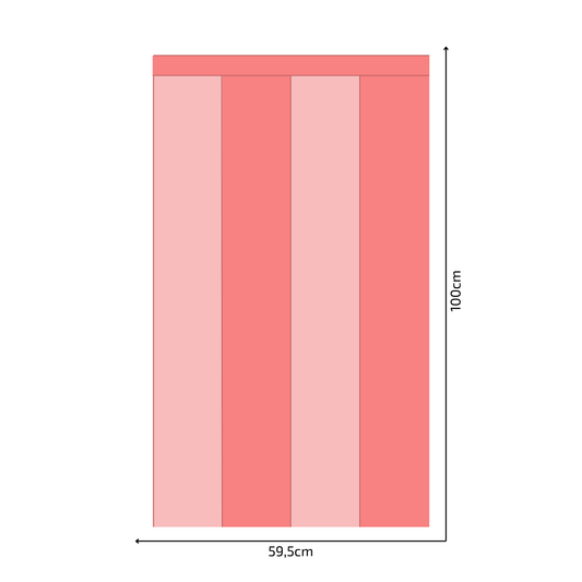 Self-Adhesive Textile Wallpaper – Rectangle – Pink Shades