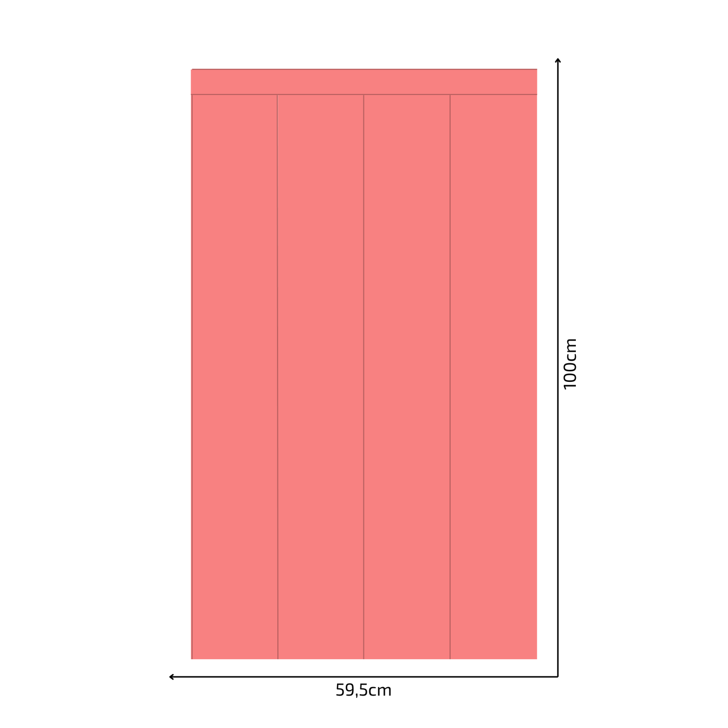 Self-Adhesive Textile Wallpaper – Rectangle – Pink Shades