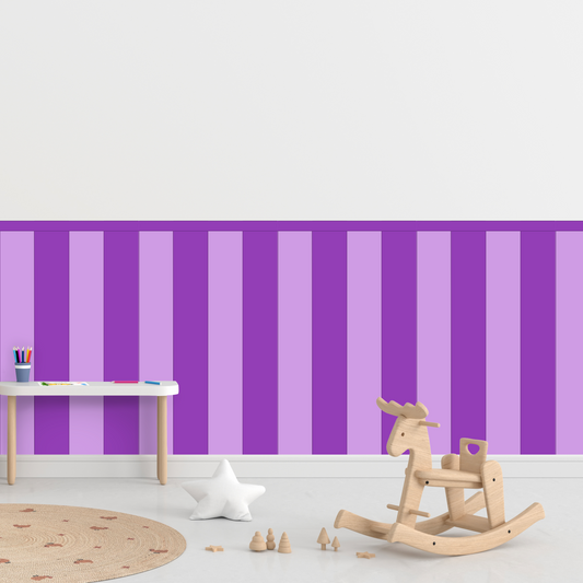 Self-Adhesive Textile Wallpaper – Rectangle – Purple Shades