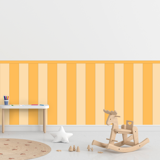 Self-Adhesive Textile Wallpaper – Rectangle – Yellow Shades