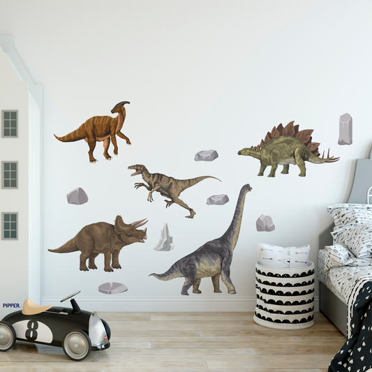 Textile Wall Sticker “Dinosaurs”