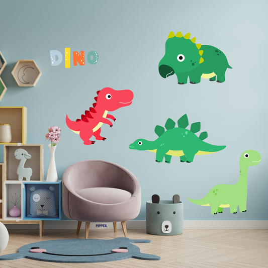 Textile Wall Sticker “Baby Dinosaurs 2”