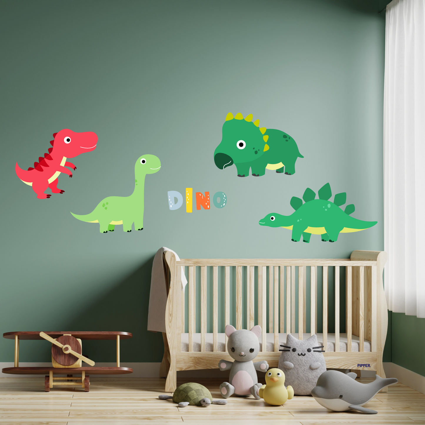 Textile Wall Sticker “Baby Dinosaurs 2”
