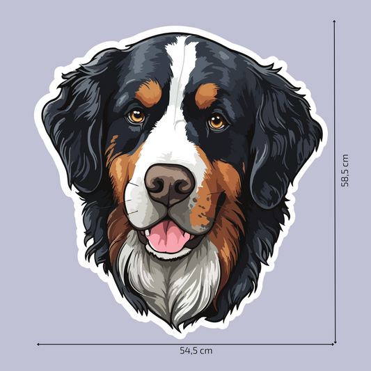 Textile Wall Sticker – “Bernese Mountain Dog"