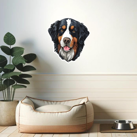 Textile Wall Sticker – “Bernese Mountain Dog"