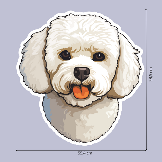 Textile Wall Sticker – “Bichon"