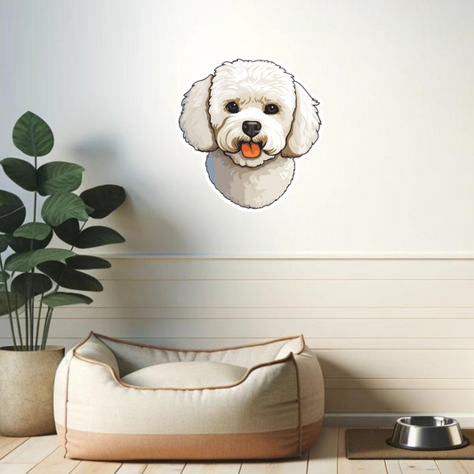 Textile Wall Sticker – “Bichon"