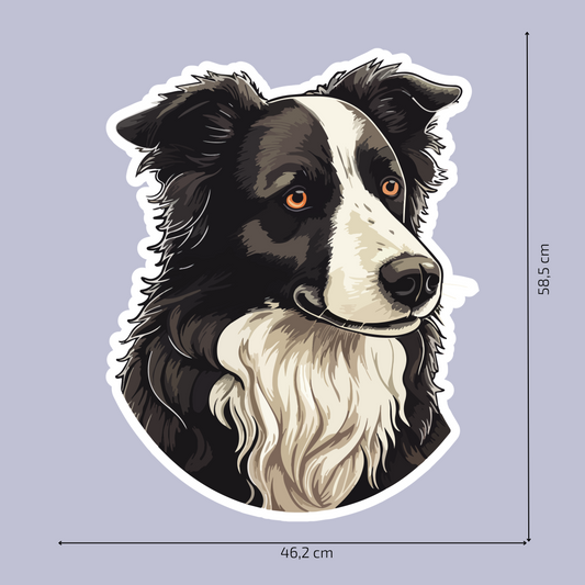 Textile Wall Sticker – “Border Collie"