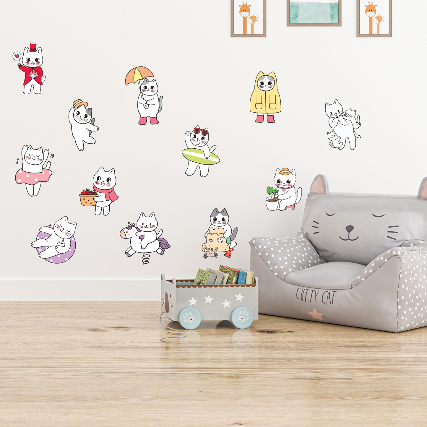 Textile Wall Sticker “Cats”