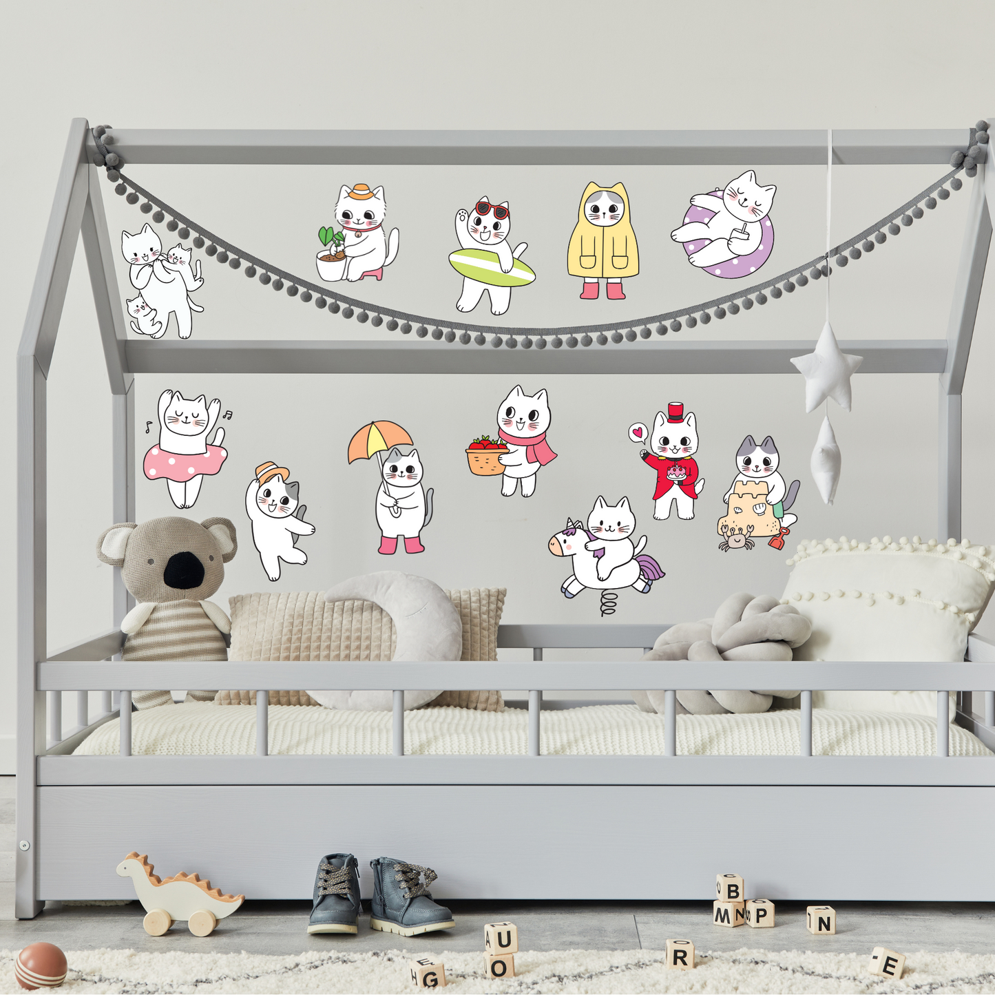 Textile Wall Sticker “Cats”