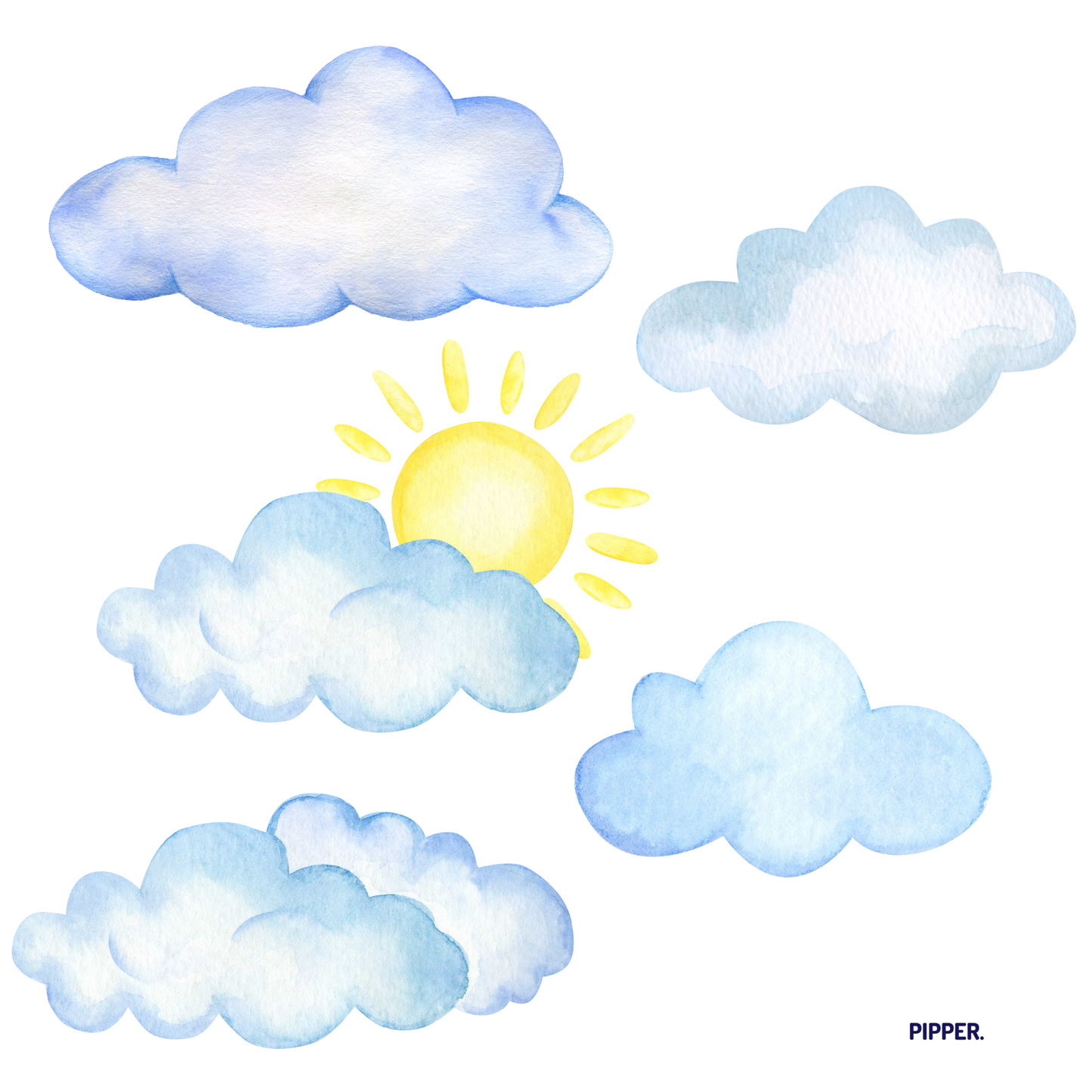 Textile Wall Sticker “Clouds”