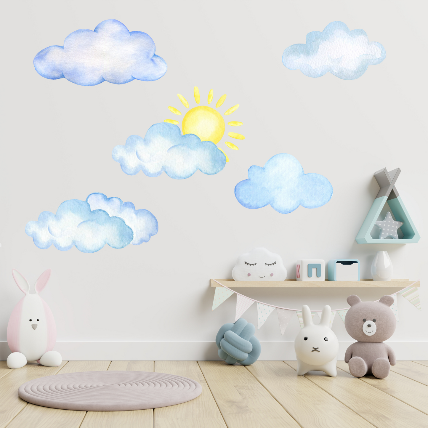 Textile Wall Sticker “Clouds”