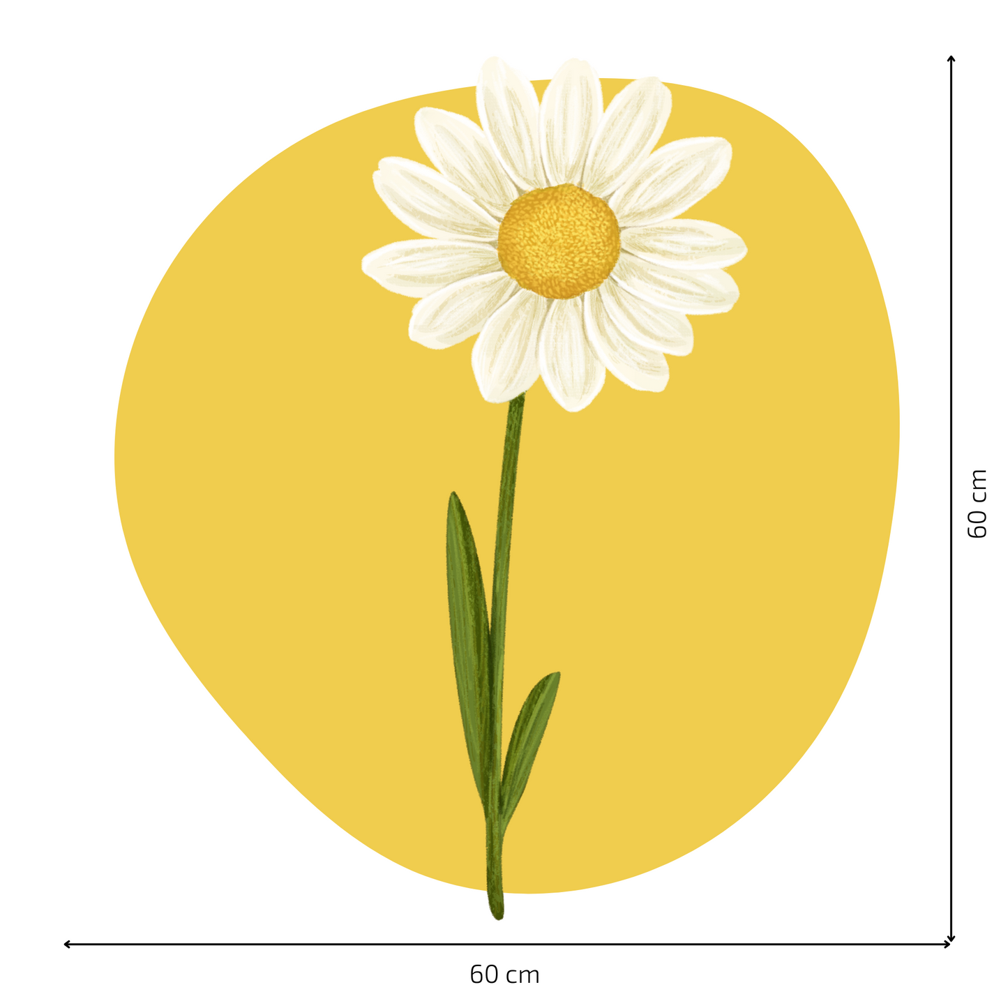 Textile Wall Sticker “Daisy”