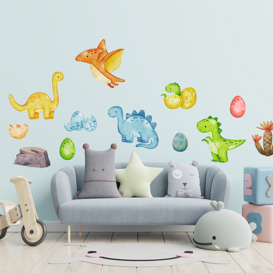 Textile Wall Sticker “Dinosaurs”