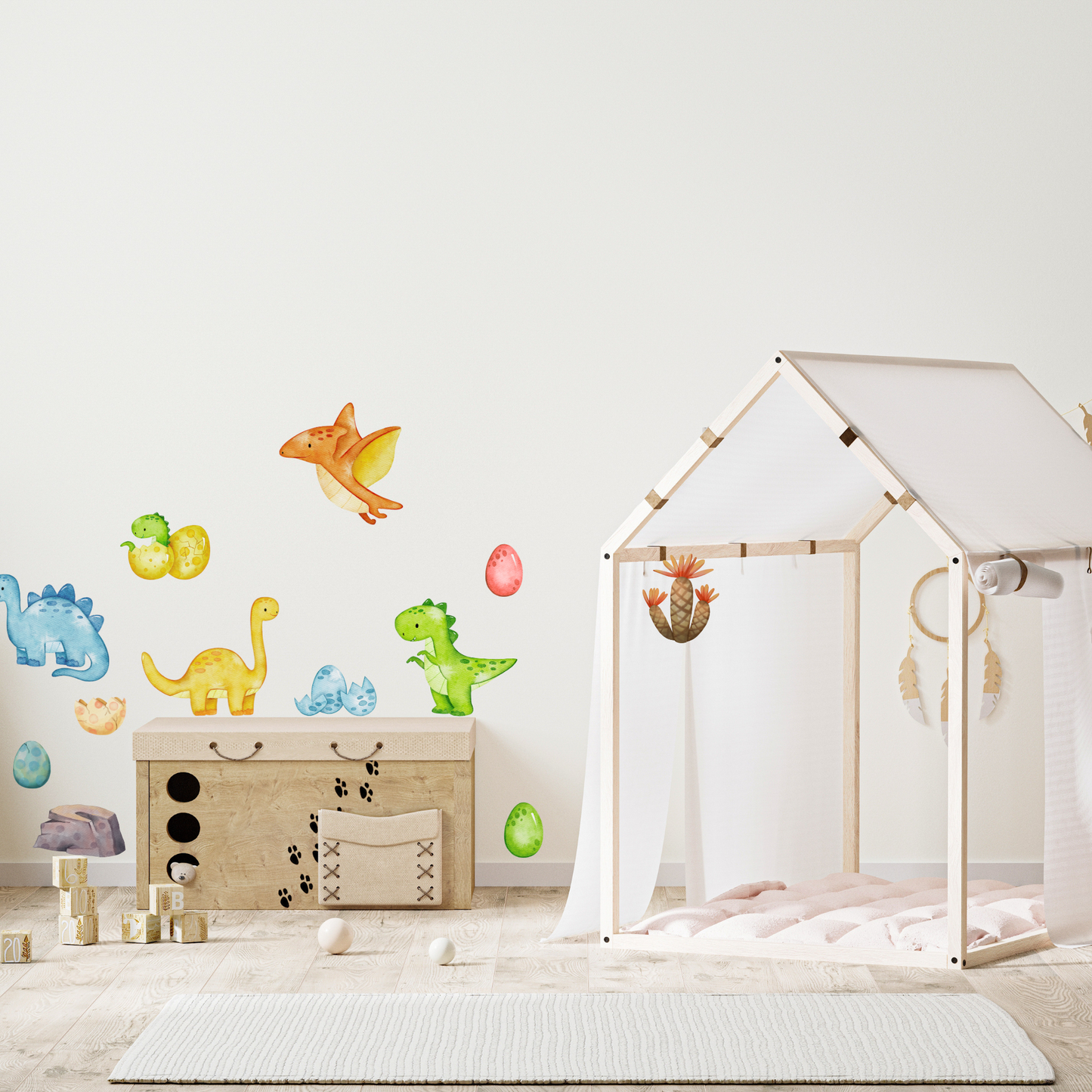 Textile Wall Sticker “Dinosaurs”