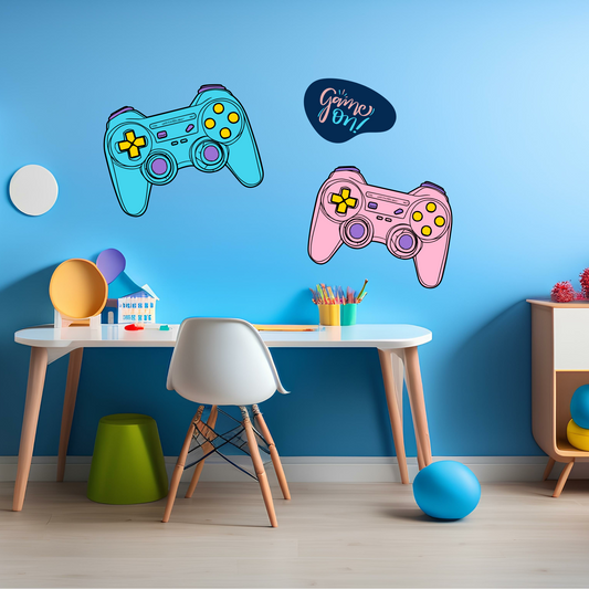 Textile Wall Sticker “Game Controllers”
