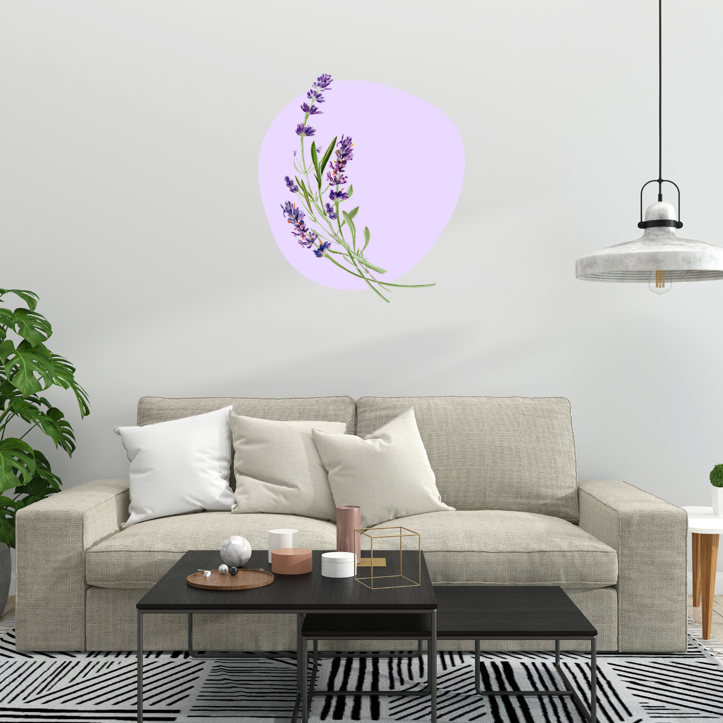 Textile Wall Sticker “Lavender”