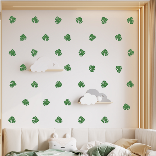 Textile Wall Sticker “Monstera Leaves”