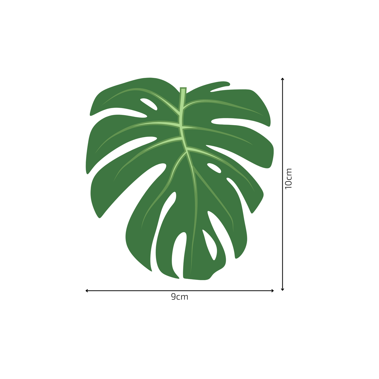Textile Wall Sticker “Monstera Leaves”