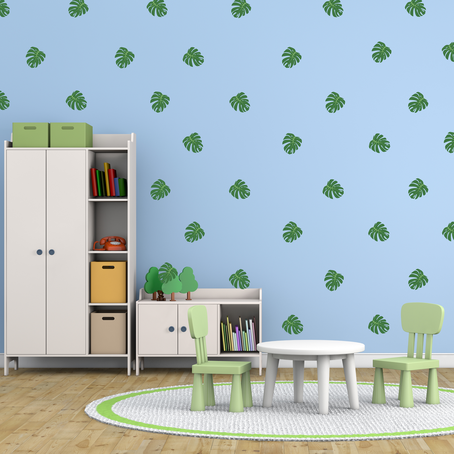 Textile Wall Sticker “Monstera Leaves”