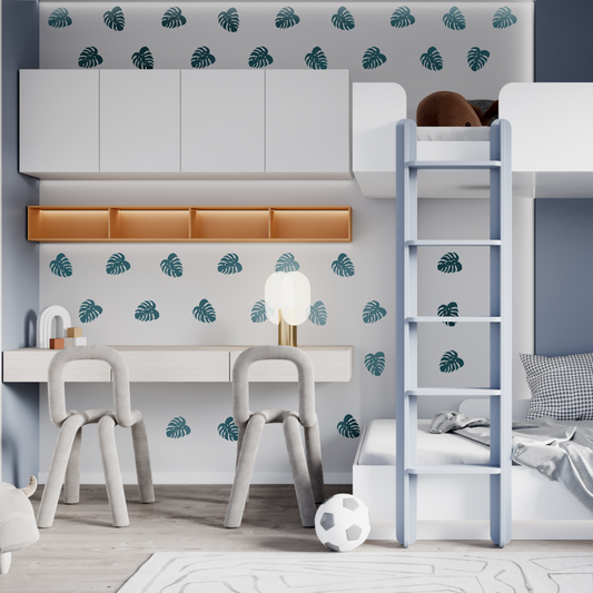 Textile Wall Sticker “Monstera Leaves 2”