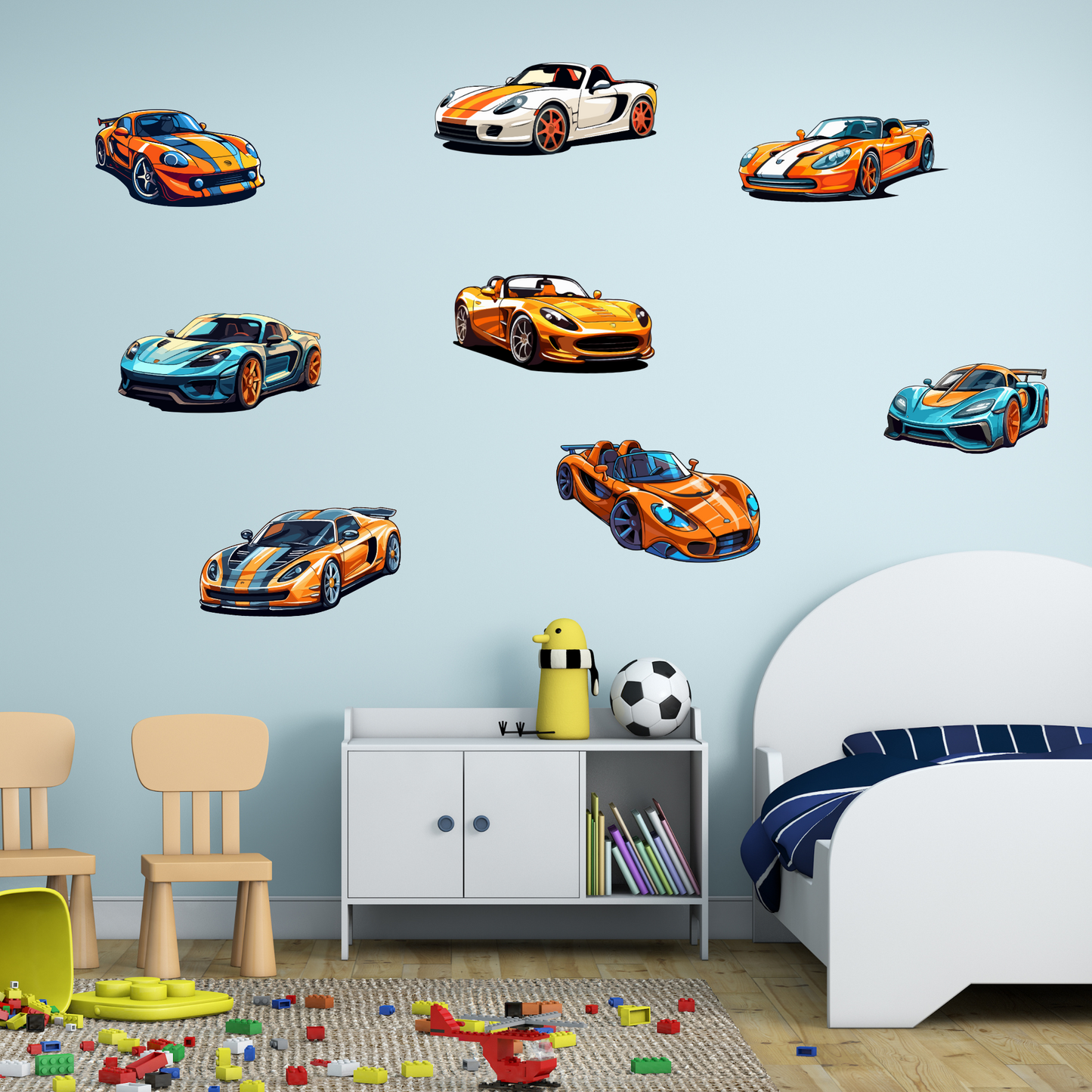 Textile Wall Sticker “Sports Cars”