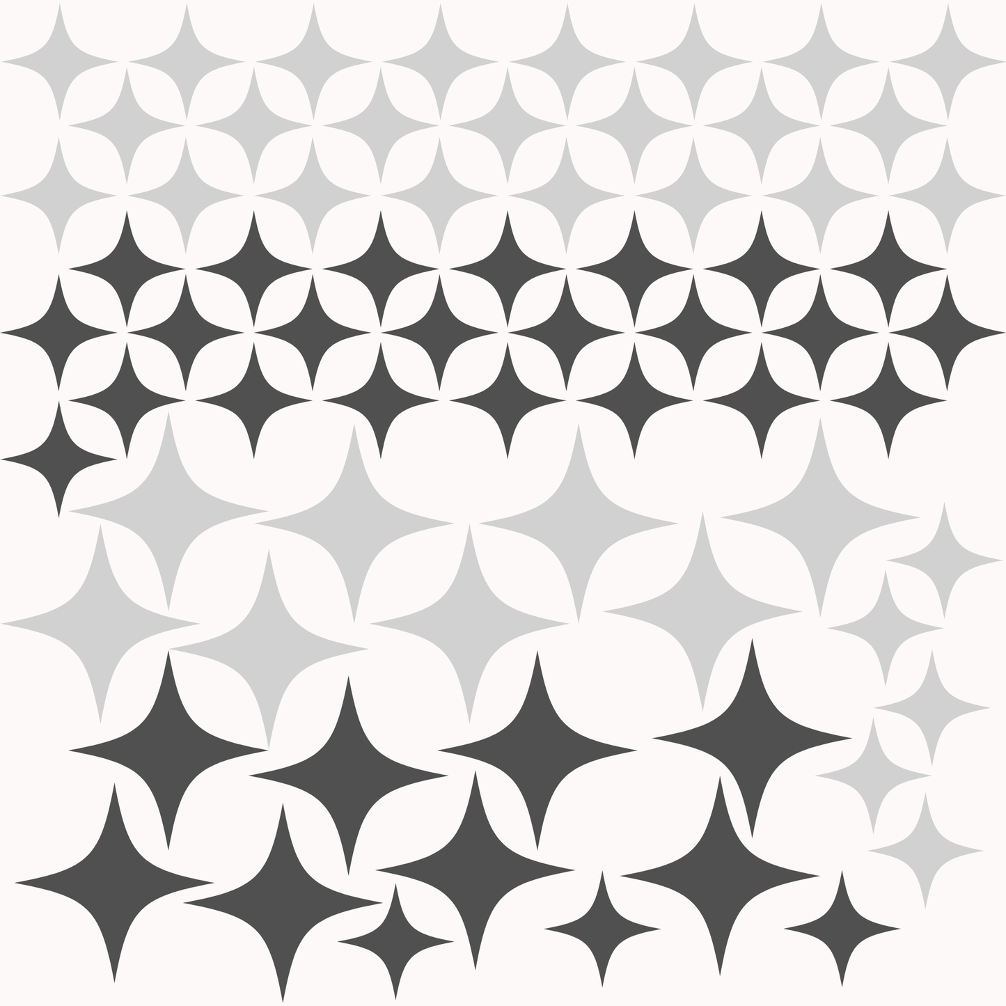 Textile Wall Sticker “Stars” Gray colors