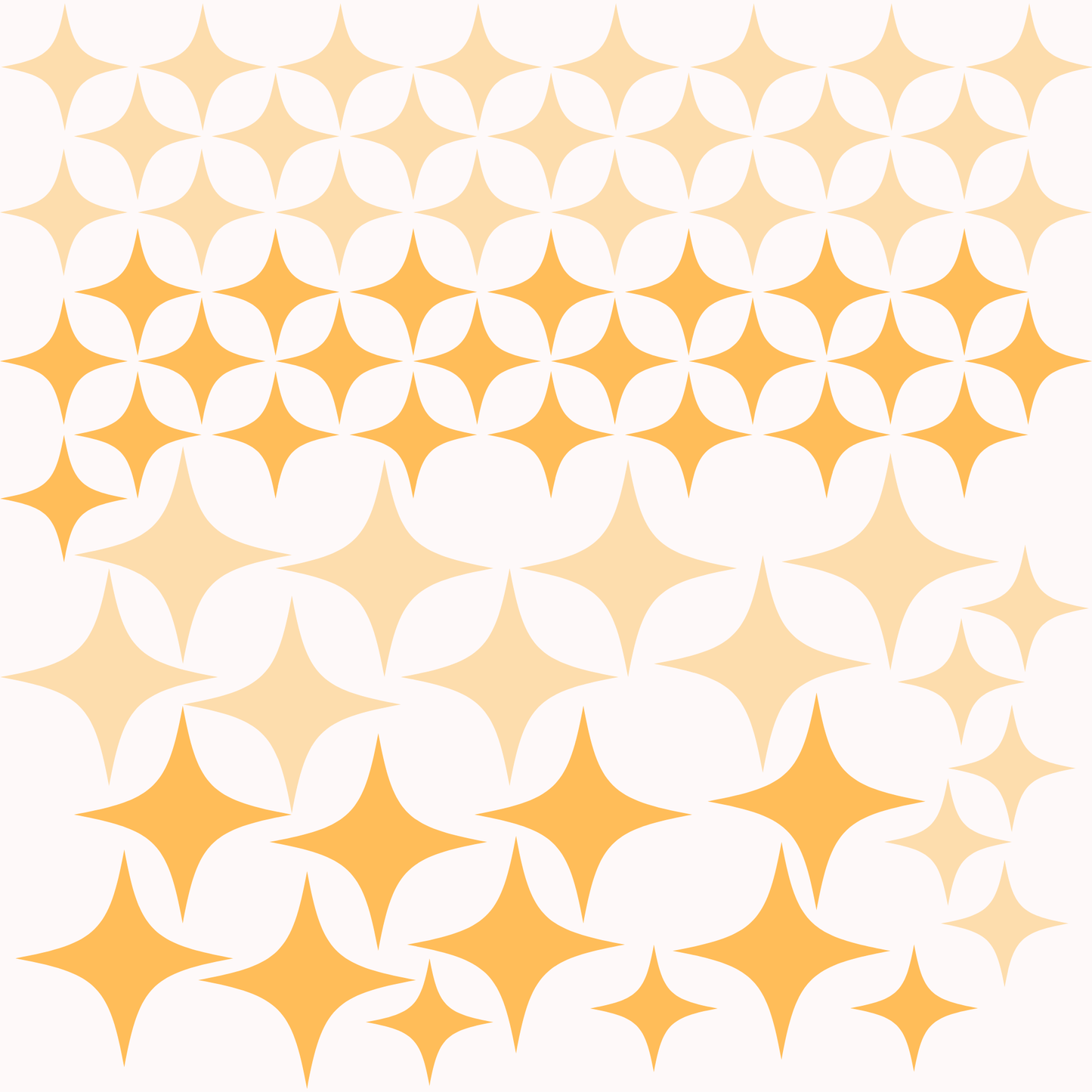 Textile Wall Sticker “Stars” Yellow colors