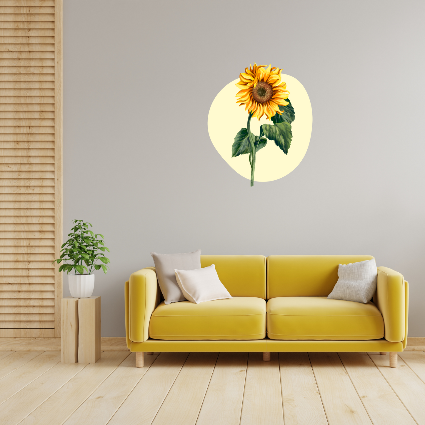 Textile Wall Sticker “Sunflower”
