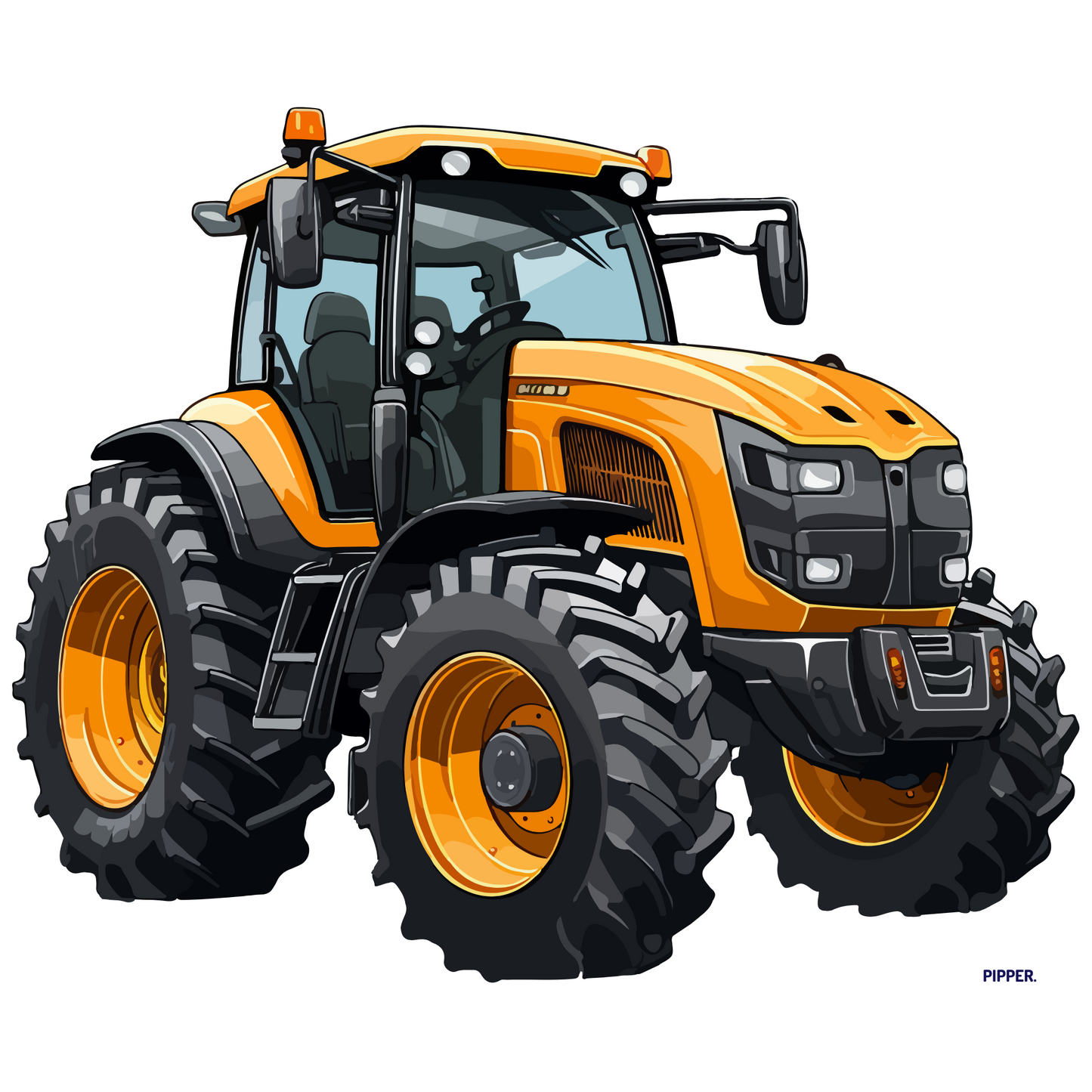 Textile Wall Sticker “Tractor”