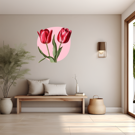 Textile Wall Sticker “Tulips”