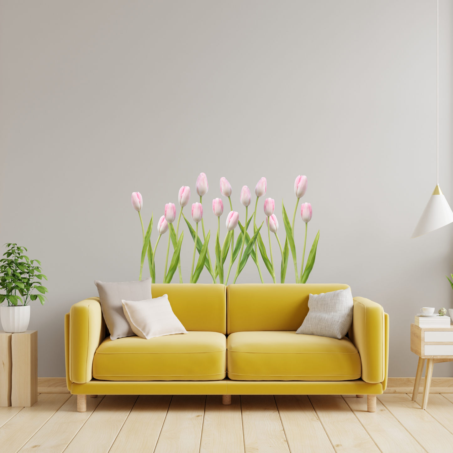 Textile Wall Sticker “Tulips”