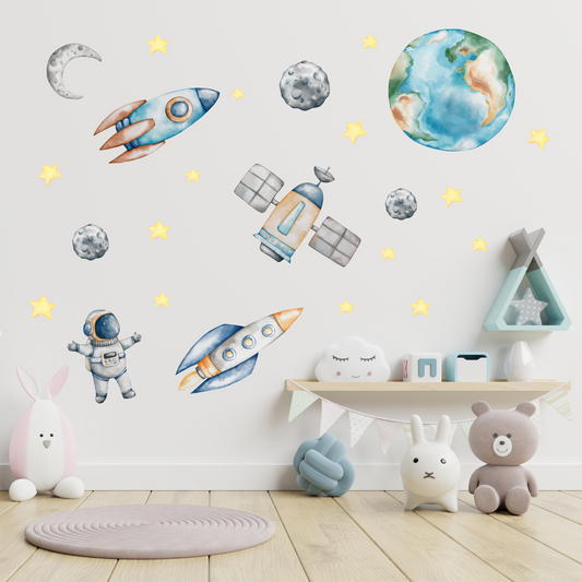 Textile Wall Sticker XXL “Space”