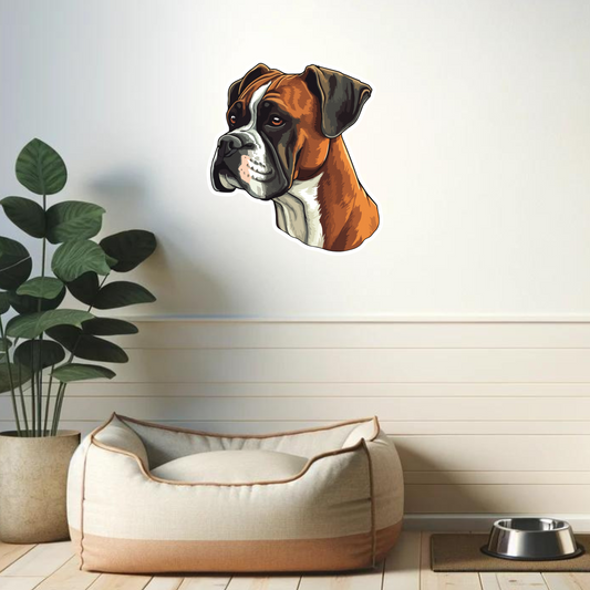 Textile Wall Sticker – “Boxer"