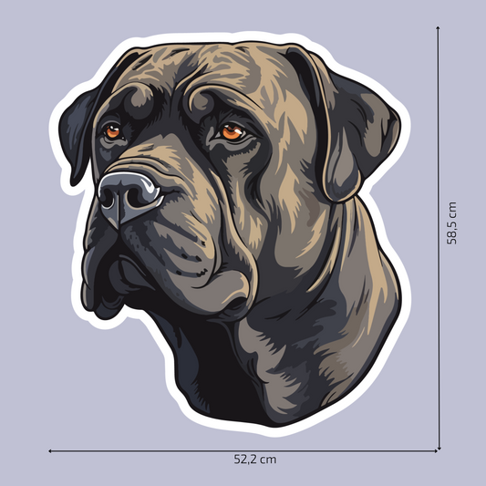 Textile Wall Sticker – “Cane Corso"