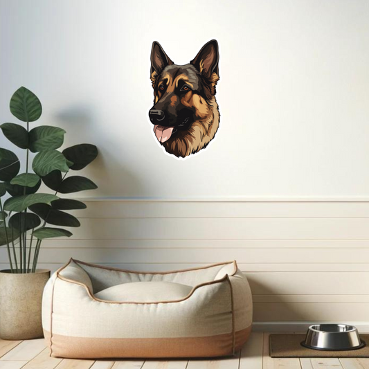 Textile Wall Sticker – “German Shepherd"