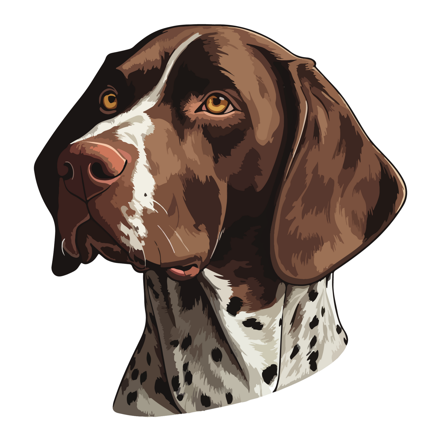 Textile Wall Sticker – “German Shorthaired Pointer"